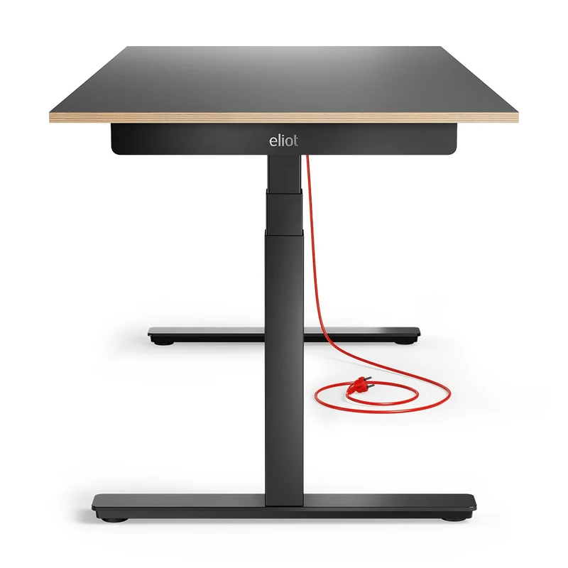 Eliot Pro Black Tischplatte Multiplex Fenix Nero 160x80cm