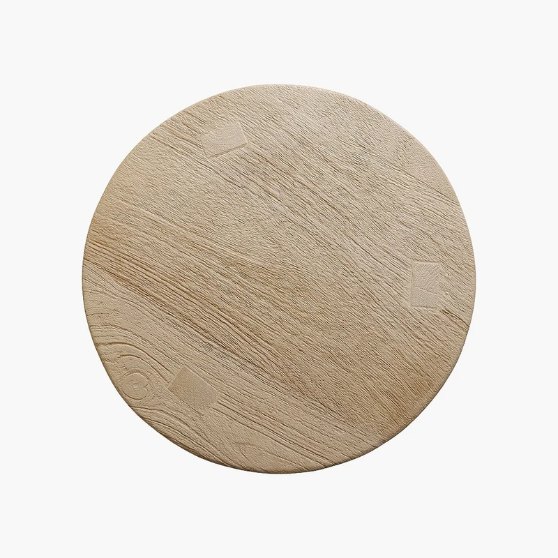 Hocker Driftwood rund aus hellem Mangoholz