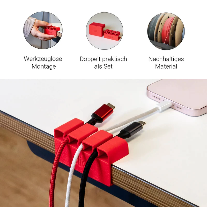 Kabelführung Cablefix Red