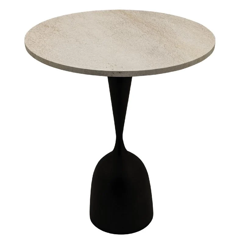 Beistelltisch Patras Bistro Beige Marmor