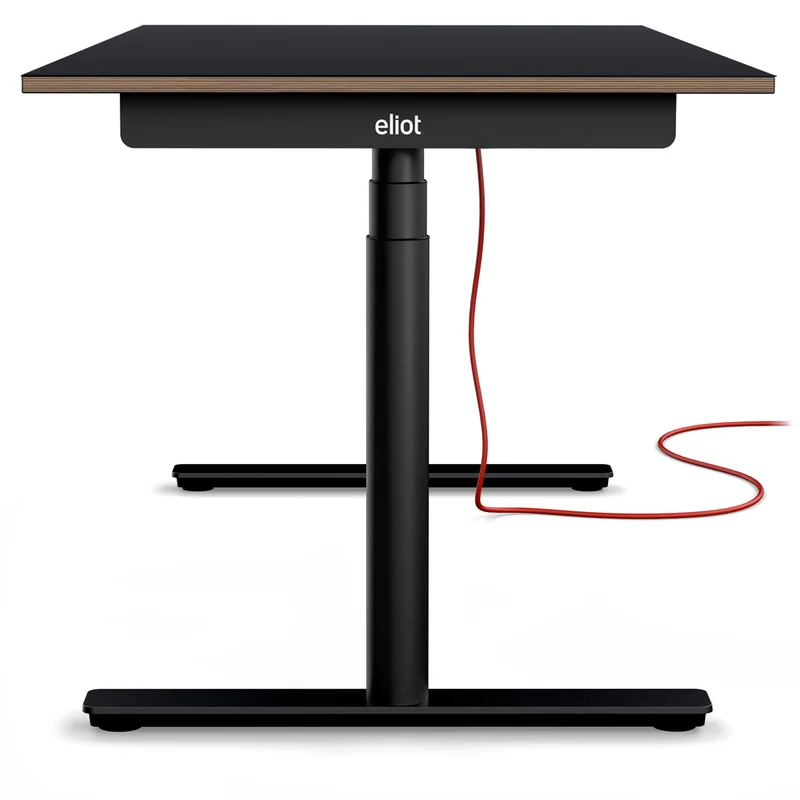 Eliot Original Black Tischplatte Multiplex Fenix Nero 140x70cm