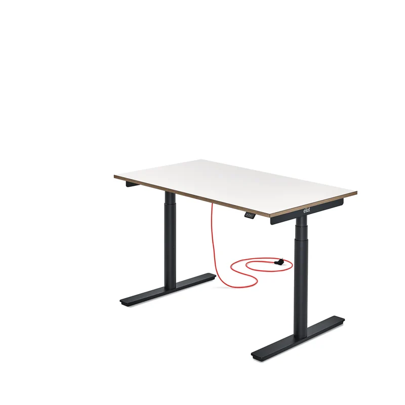 Eliot Black - mit Tischplatte Design White