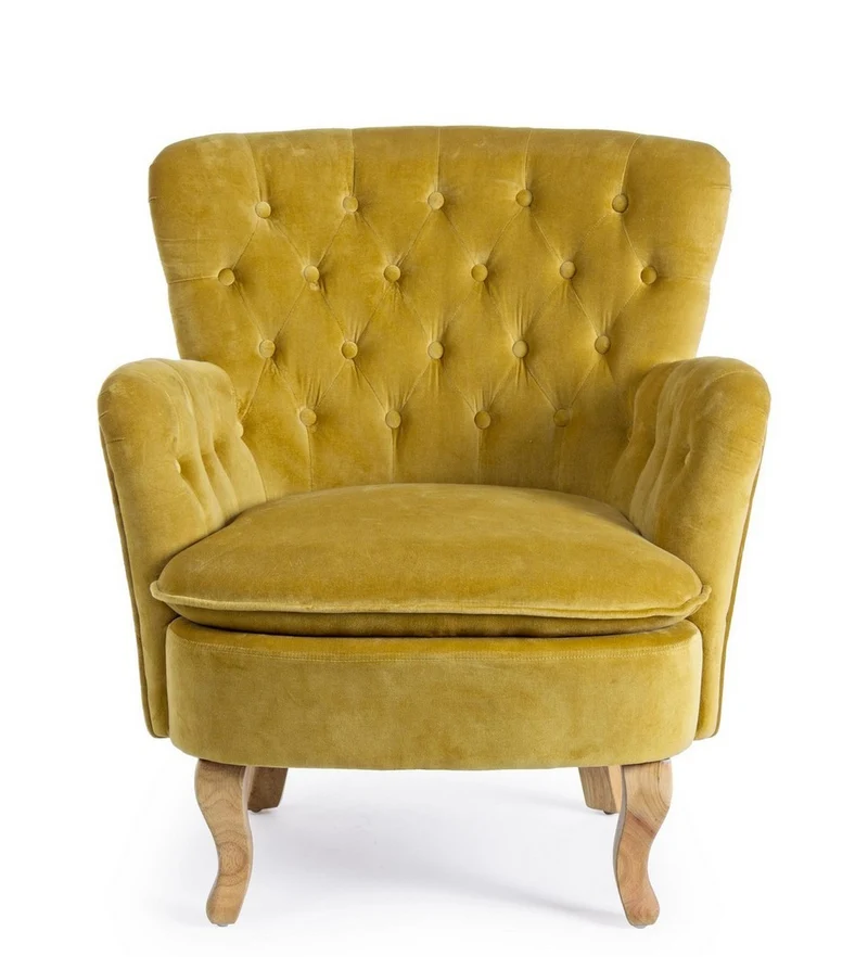 Sessel Orlins senffarben