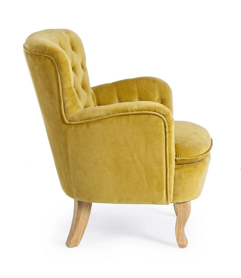 Sessel Orlins senffarben