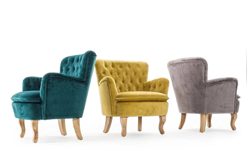 Sessel Orlins senffarben
