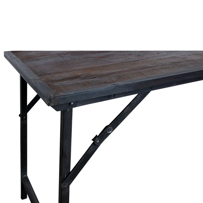 Esstisch im Industrie Loft Style Shabby Dark-Brown