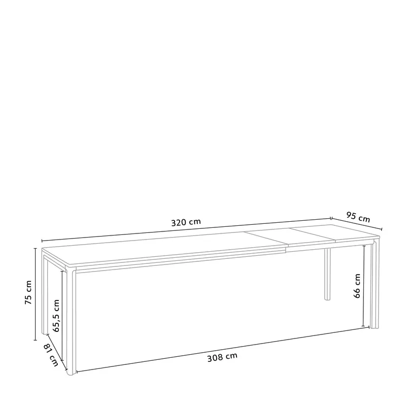 New Carver Esstisch - ausziehbar