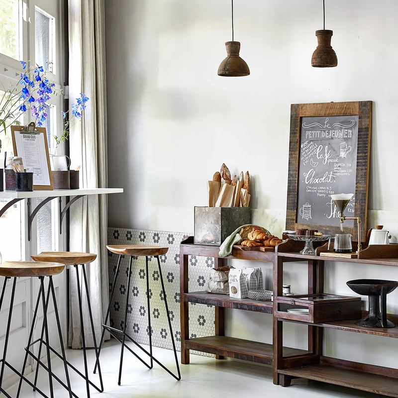Barhocker Loft Frame Teak Natural