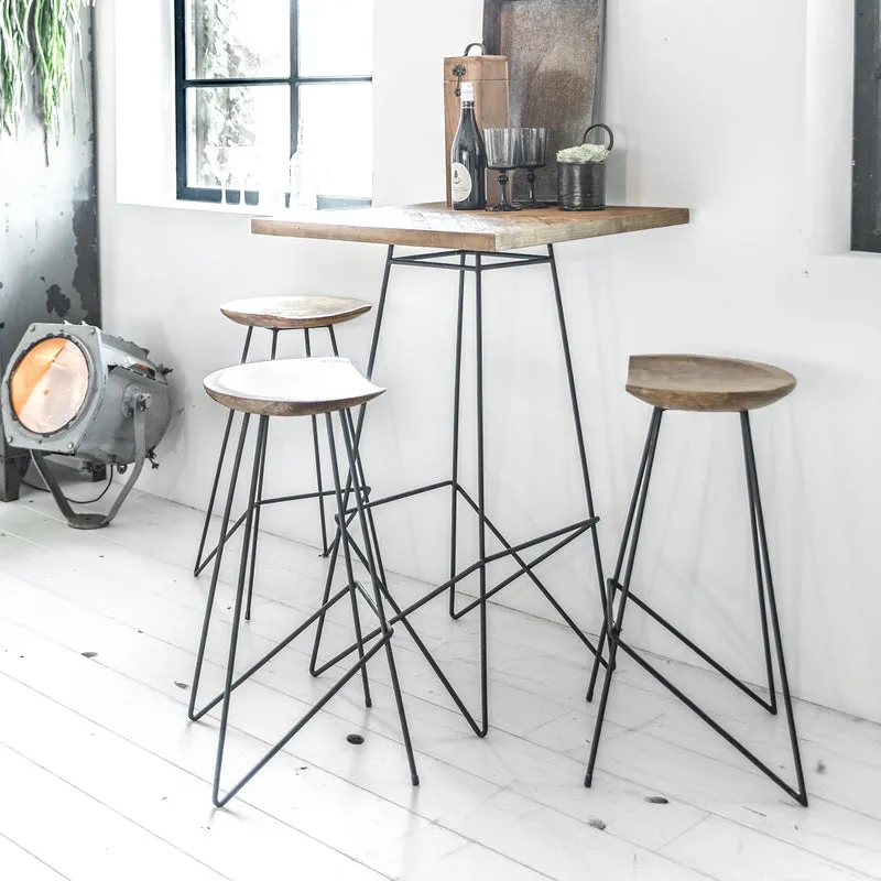 Barhocker Loft Frame Teak Natural