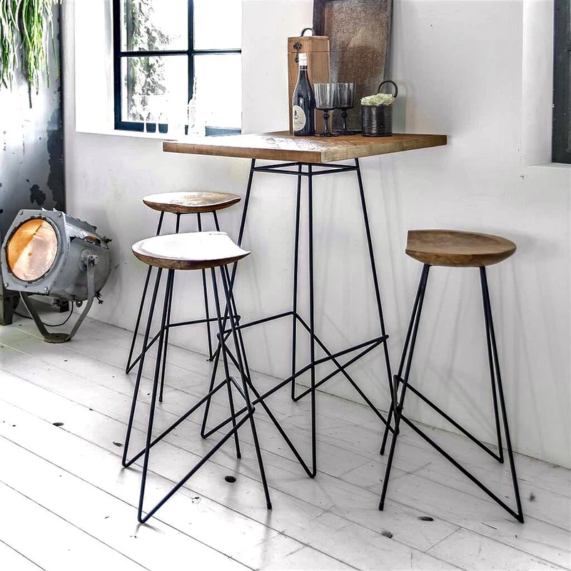 Barhocker Loft Frame Teak Natural