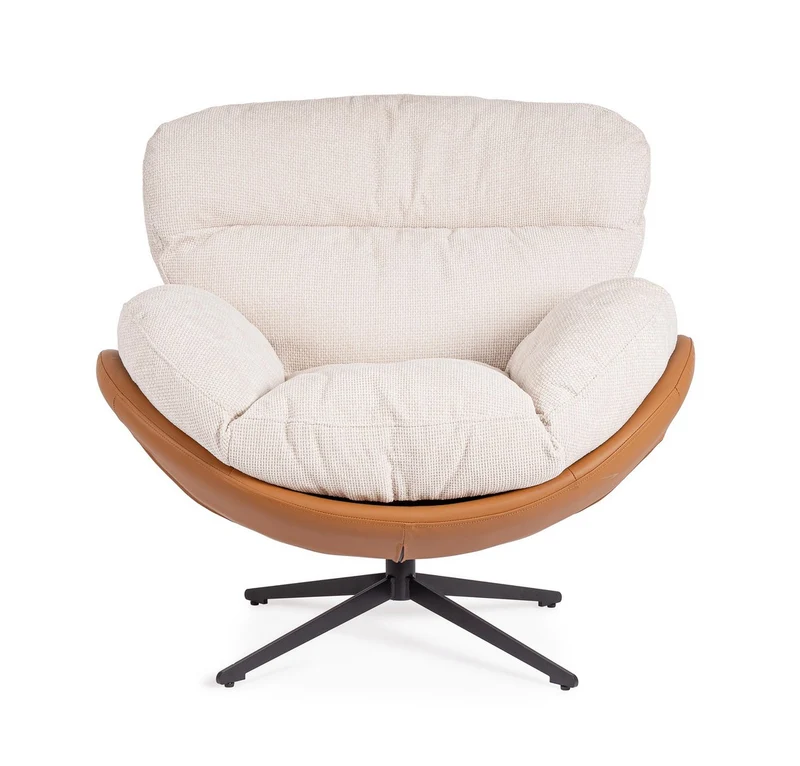 Sessel Adinda Eis/Leder