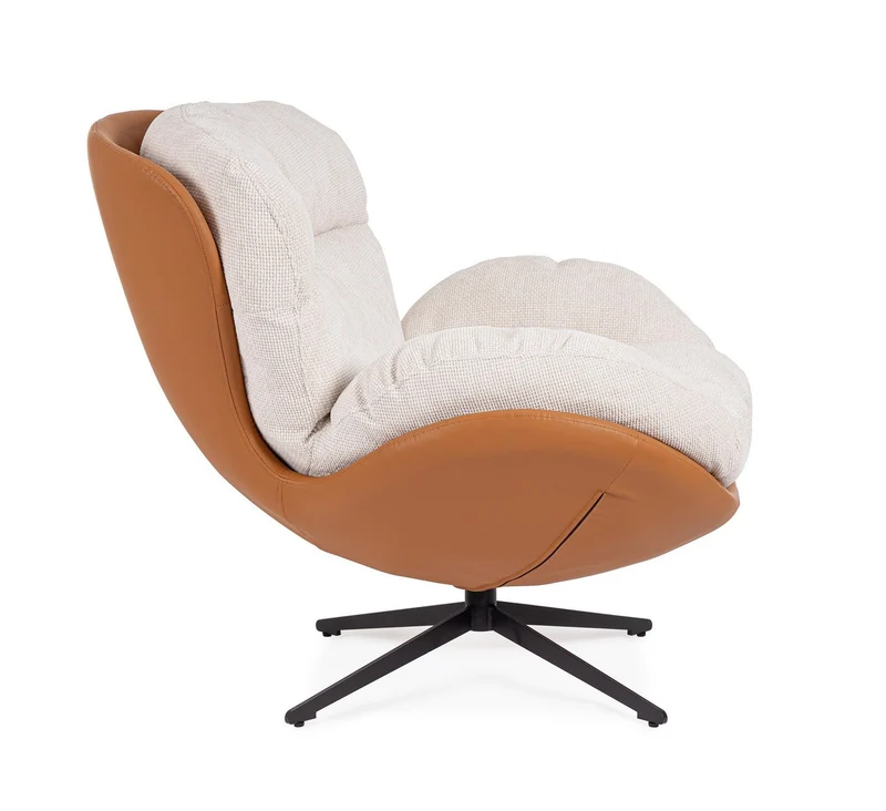 Sessel Adinda Eis/Leder