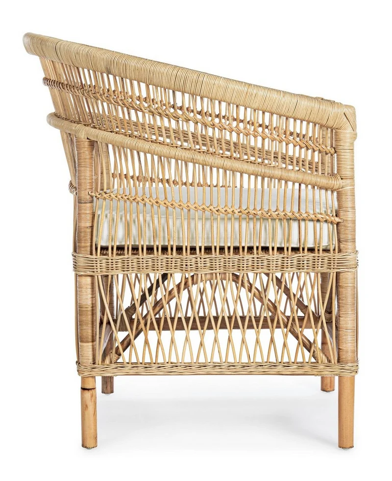 Sessel Josefina mit Kissen Natur