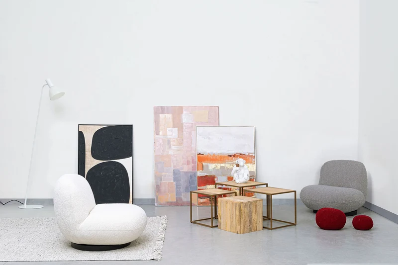 Sessel drehbar Margot Grau