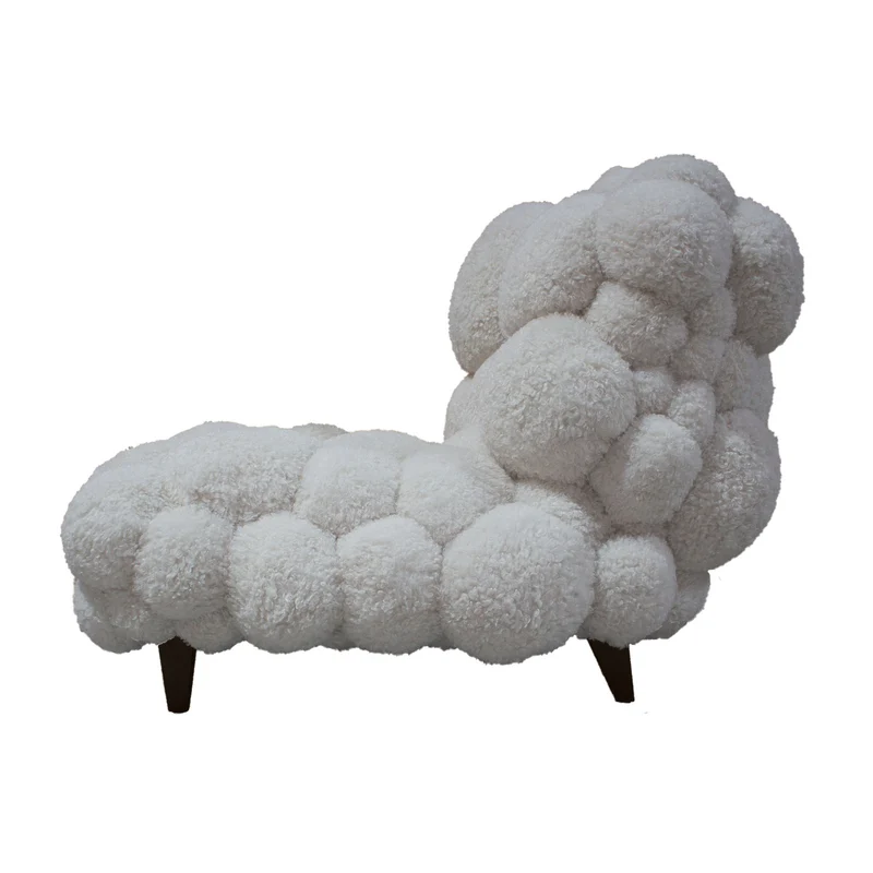 Sessel Dokota Off White | Cloud Sessel mit weicher Rundung