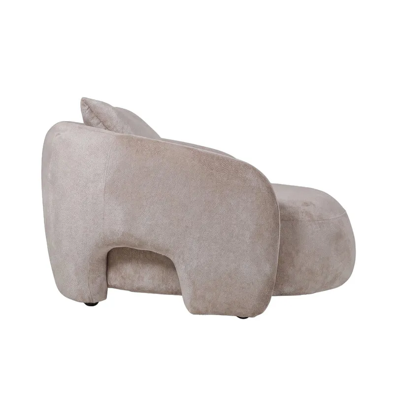 Loveseat Lune Cream | Sessel für zwei im Bouclé Aphrodite