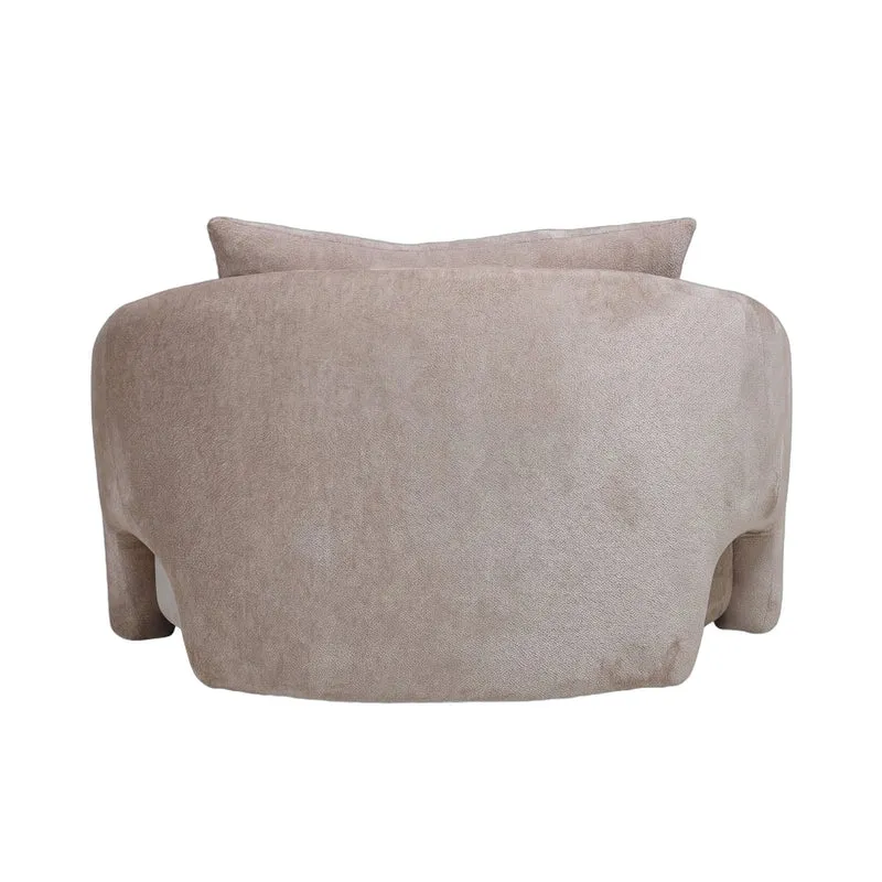 Loveseat Lune Cream | Sessel für zwei im Bouclé Aphrodite