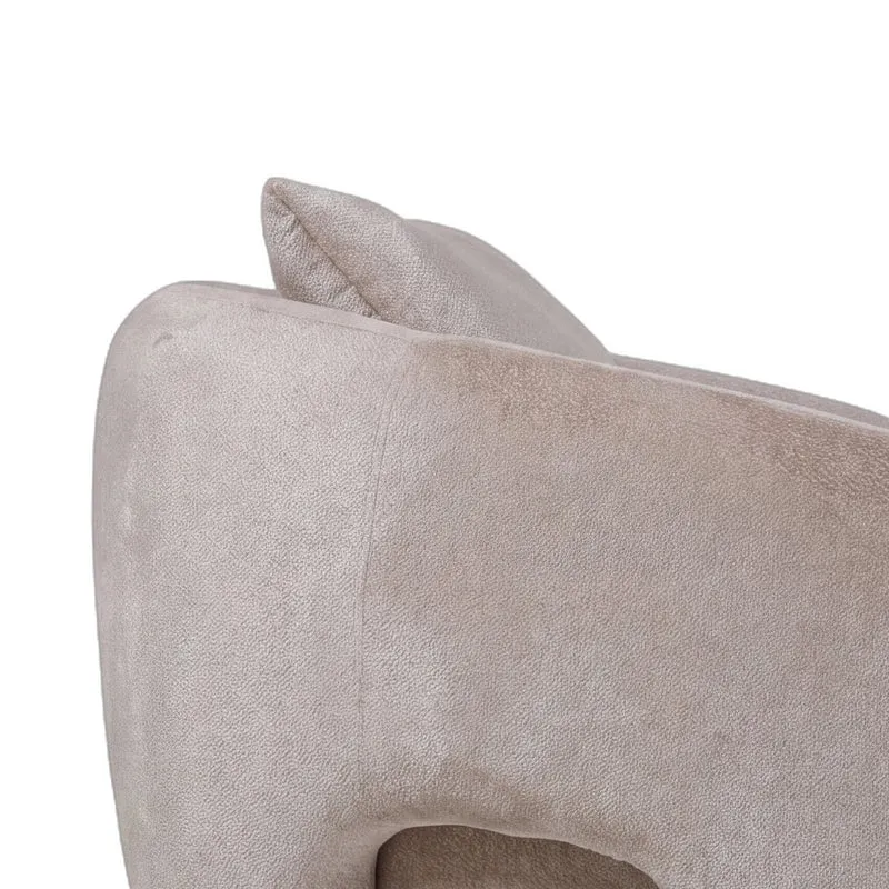 Loveseat Lune Cream | Sessel für zwei im Bouclé Aphrodite