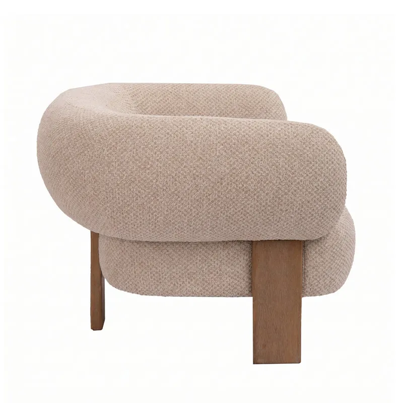 Sessel Nomy Cream | Kompakter Polstersessel im Opulence 5