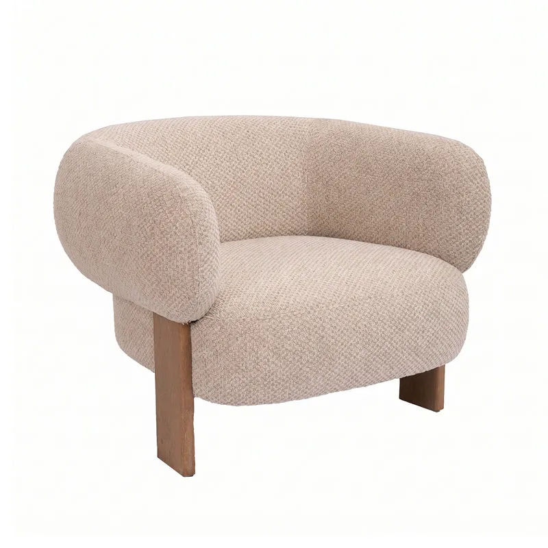 Sessel Nomy Cream | Kompakter Polstersessel im Opulence 5