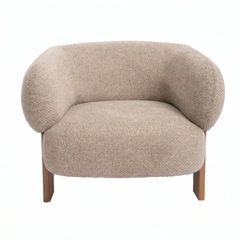 Sessel Nomy Taupe | Kompakter Polstersessel im Opulence 8