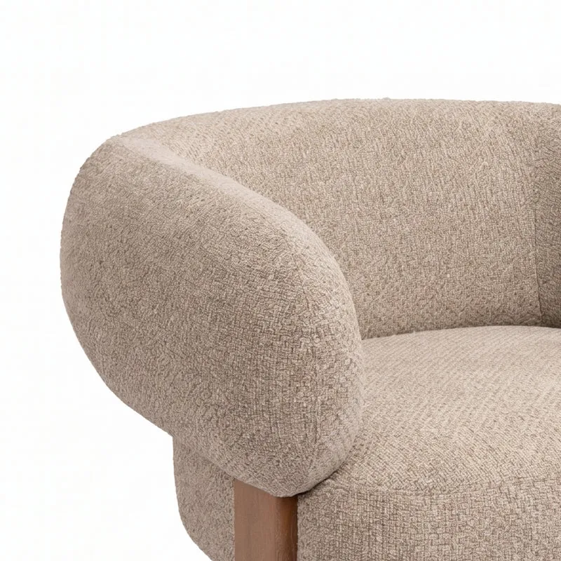 Sessel Nomy Taupe | Kompakter Polstersessel im Opulence 8