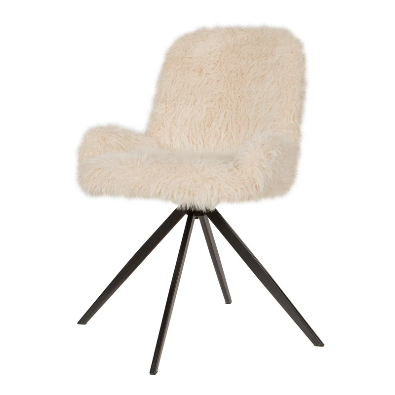 Esszimmerstuhl Leander Beige – Zeitloser Komfort im Hair-Look