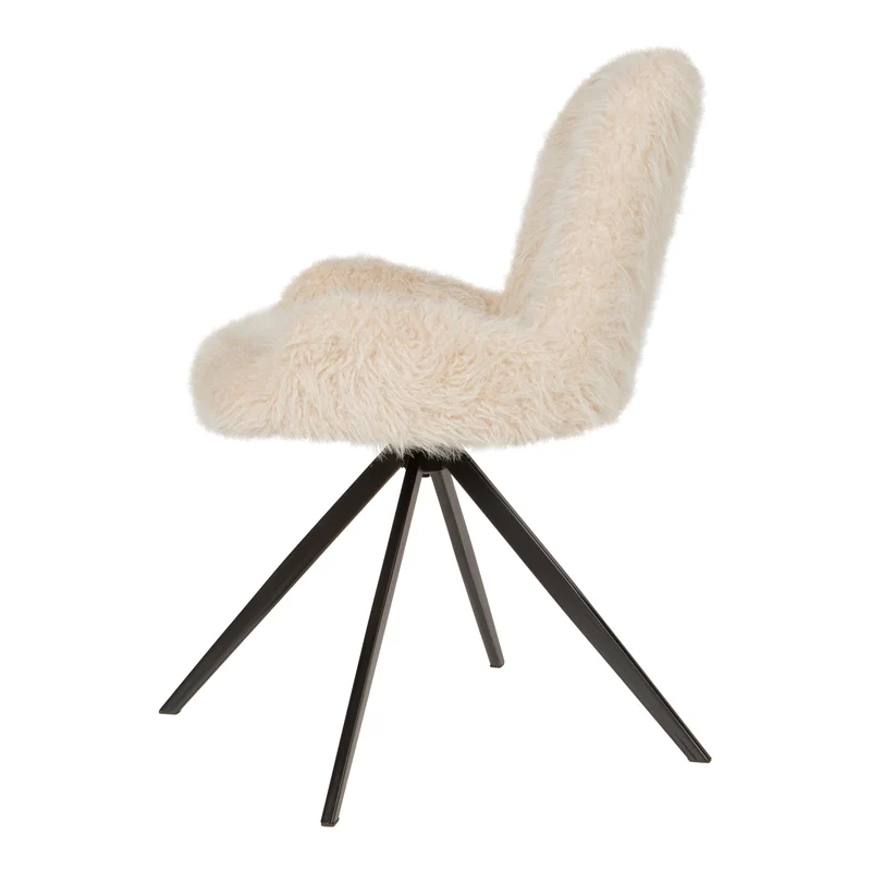 Esszimmerstuhl Leander Beige – Zeitloser Komfort im Hair-Look