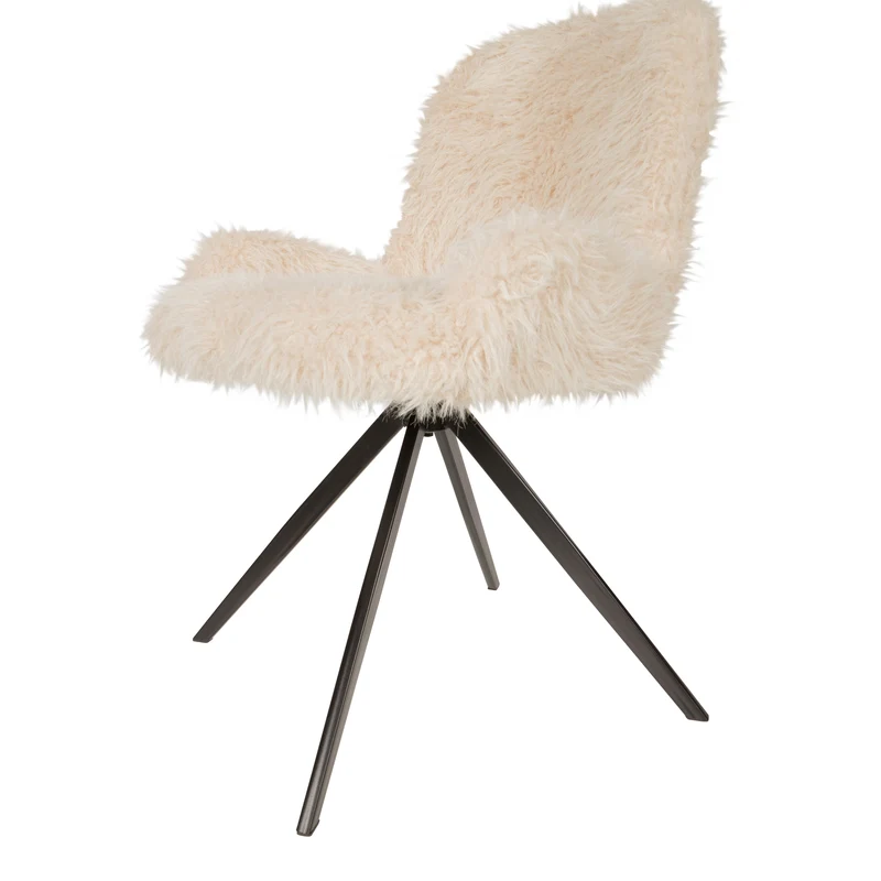 Esszimmerstuhl Leander Beige – Zeitloser Komfort im Hair-Look