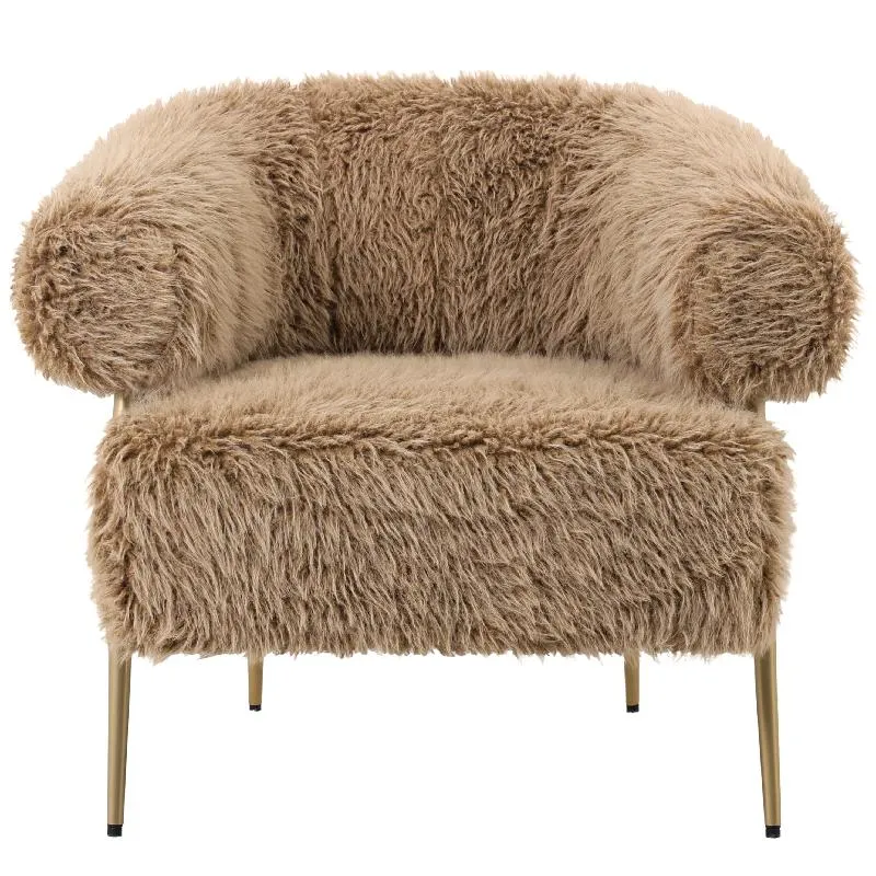 Sessel Hair Brown – Gemütlicher Lounge-Sessel