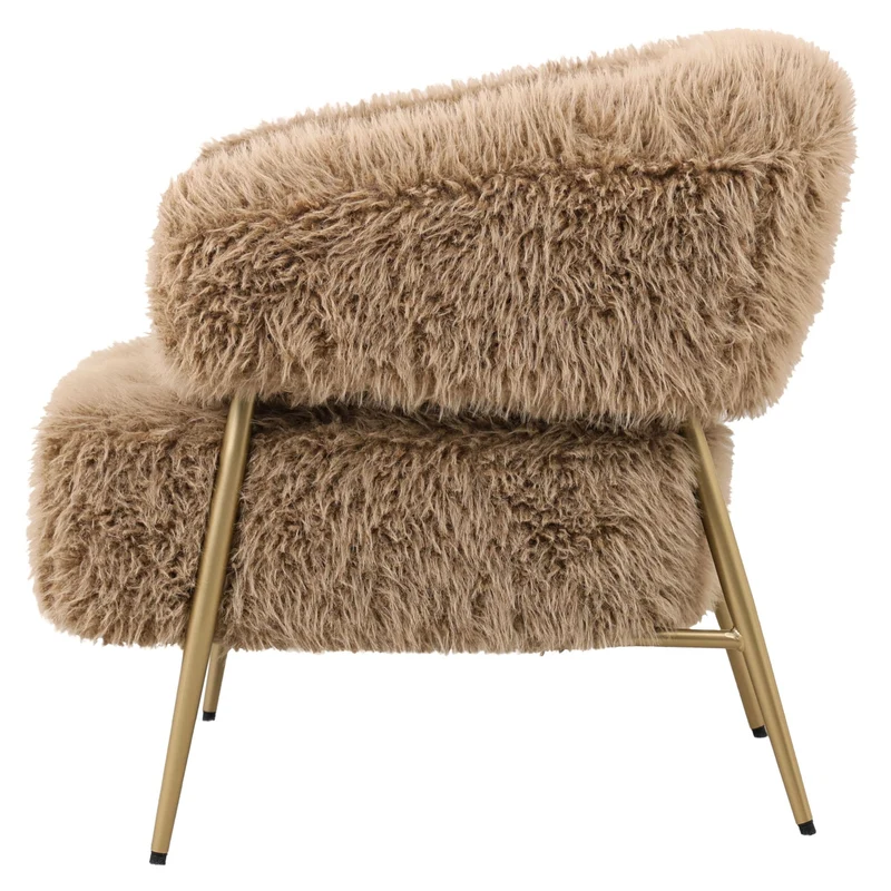Sessel Hair Brown – Gemütlicher Lounge-Sessel