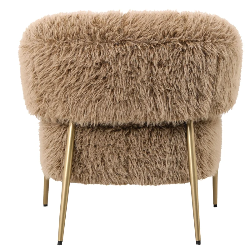 Sessel Hair Brown – Gemütlicher Lounge-Sessel
