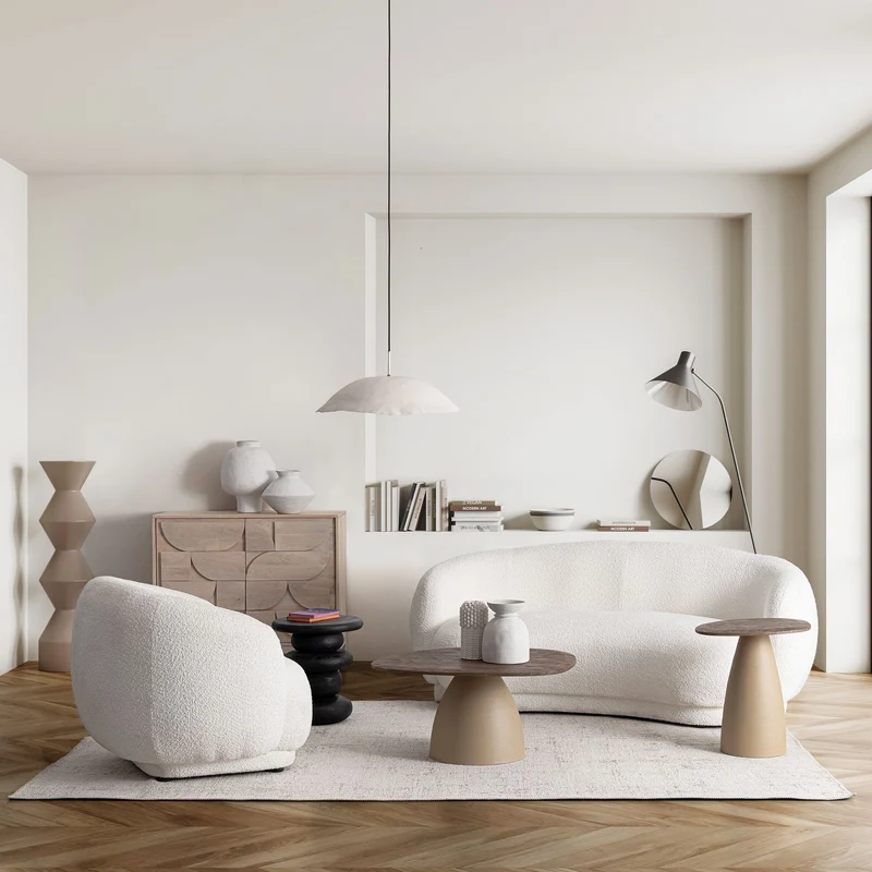 Sessel Tecla Weiss