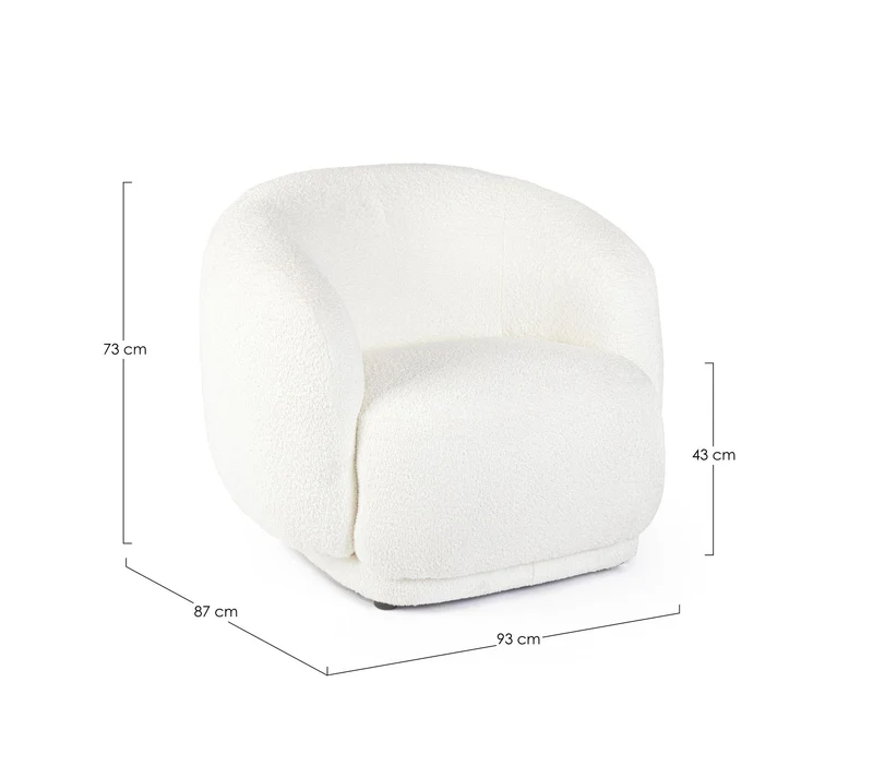 Sessel Tecla Weiss