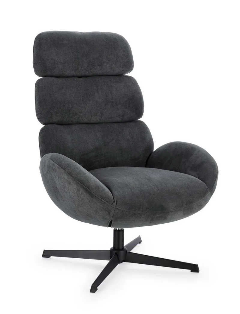 Sessel Violante drehbar Schwarz