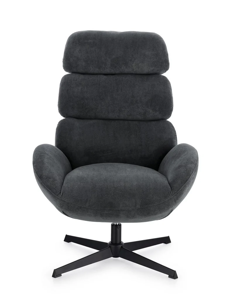 Sessel Violante drehbar Schwarz