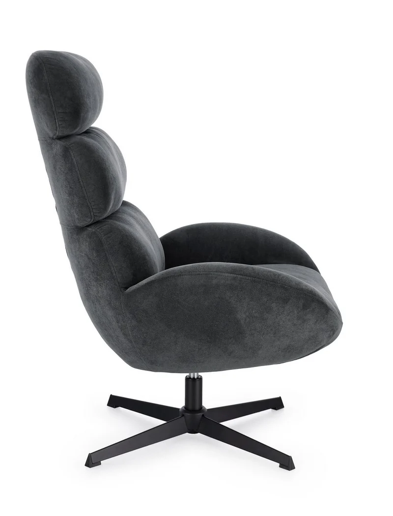Sessel Violante drehbar Schwarz
