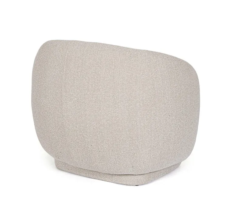 Sessel Brittany drehbar Naturfarbe