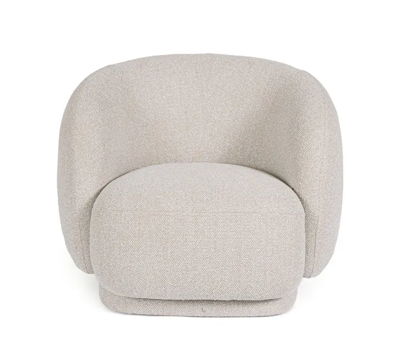 Sessel Brittany drehbar Naturfarbe