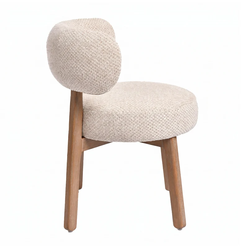 Esszimmerstuhl Lior Cream | Opulence 5 auf Gummibaumholz