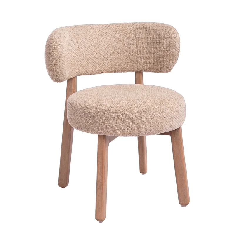 Esszimmerstuhl Lior Taupe | Opulence 8 auf Gummibaumholz