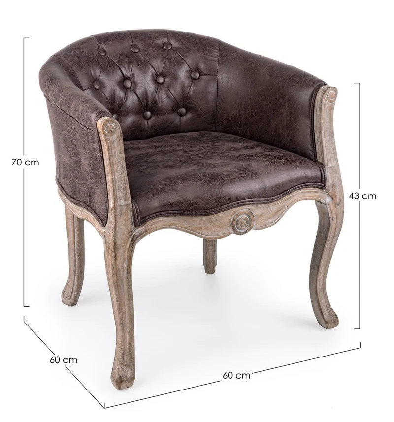 Sessel Diva dunkel
