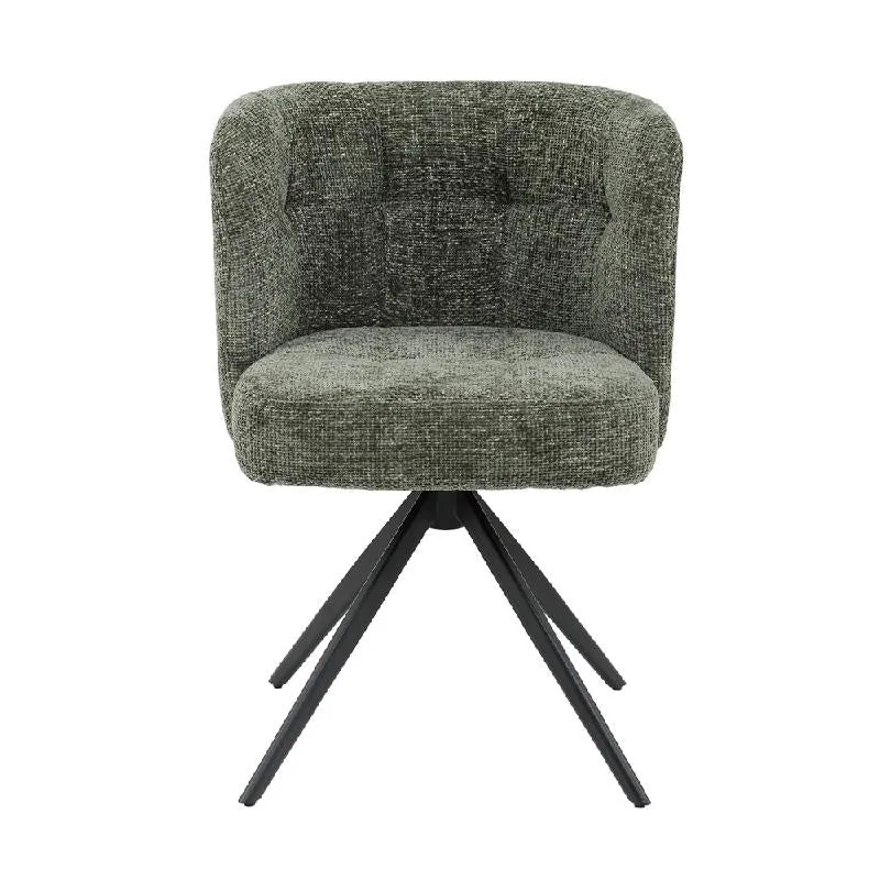 Polsterstuhl Odin Olive – Warme Eleganz für den Essbereich