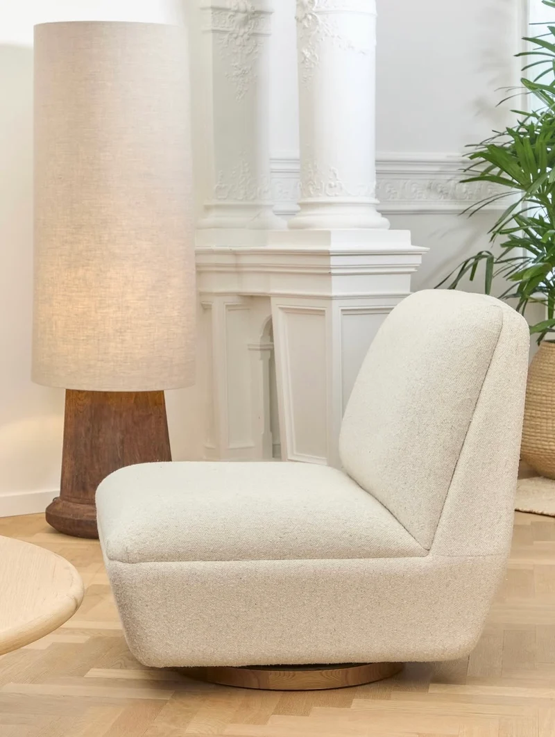 Clubsessel Jules drehbar Ivory