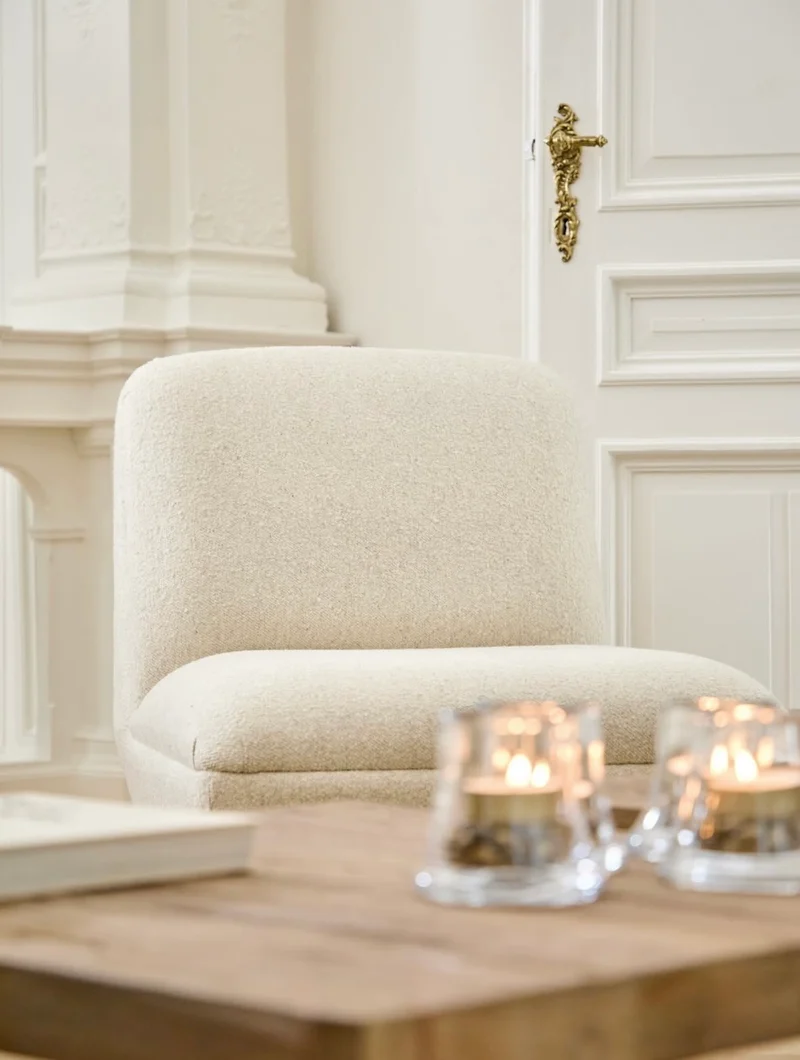 Clubsessel Jules drehbar Ivory