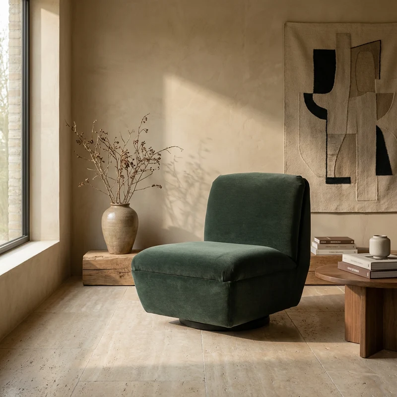 Clubsessel Jules drehbar Forest