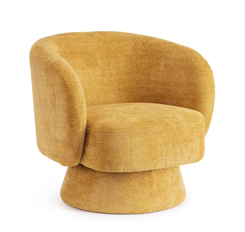 Sessel drehbar Julienne Senf