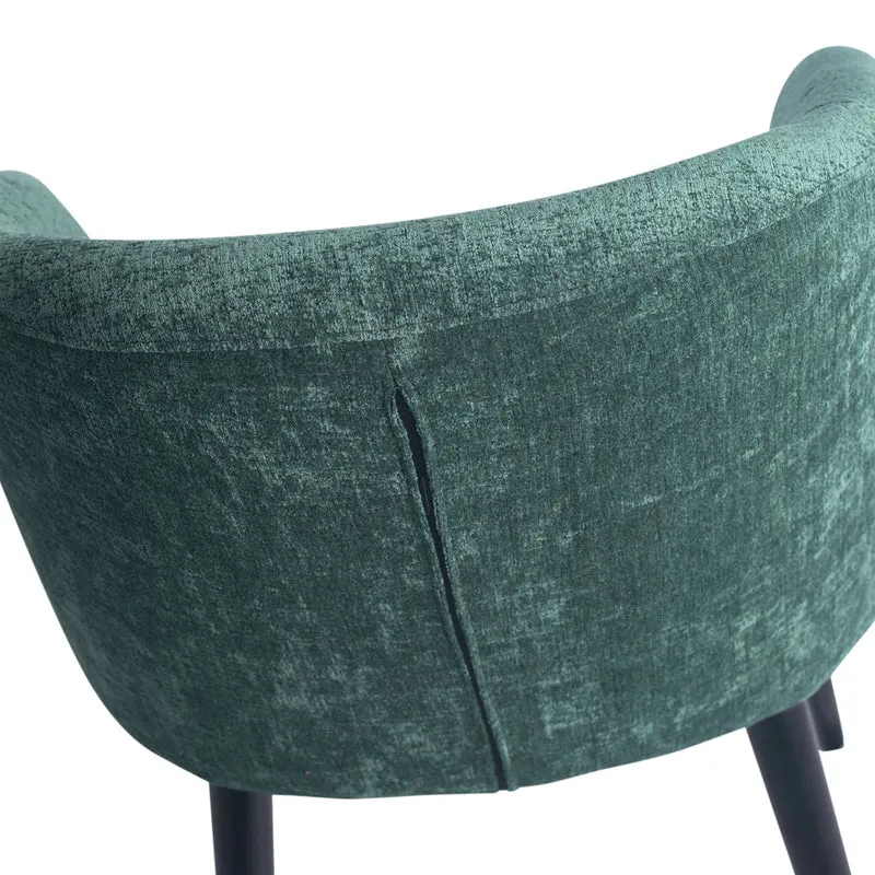 Armlehnenstuhl Fiori Fabric Petrol