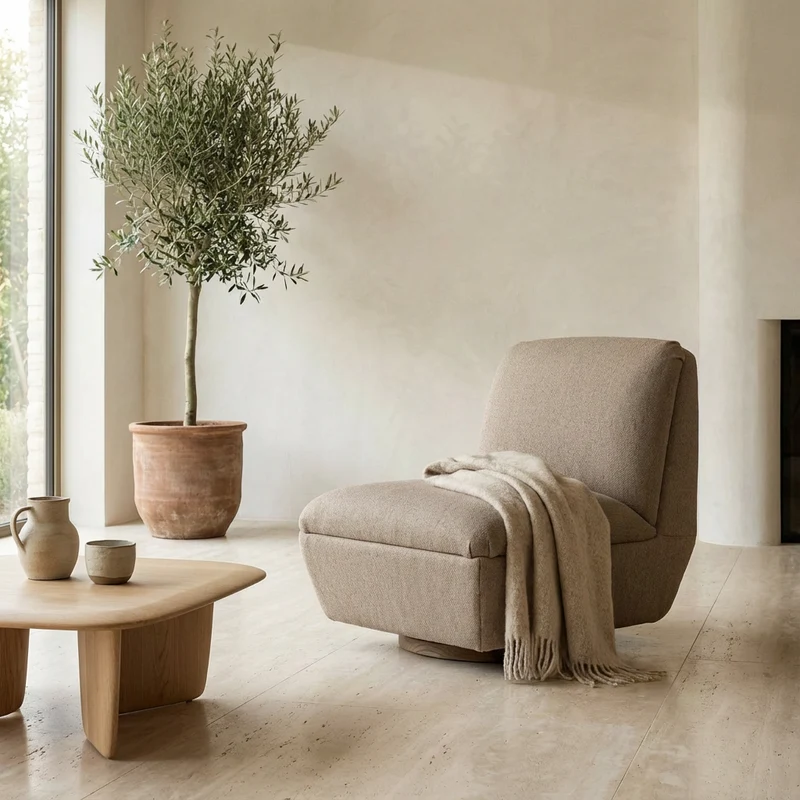 Clubsessel Jules drehbar Sand