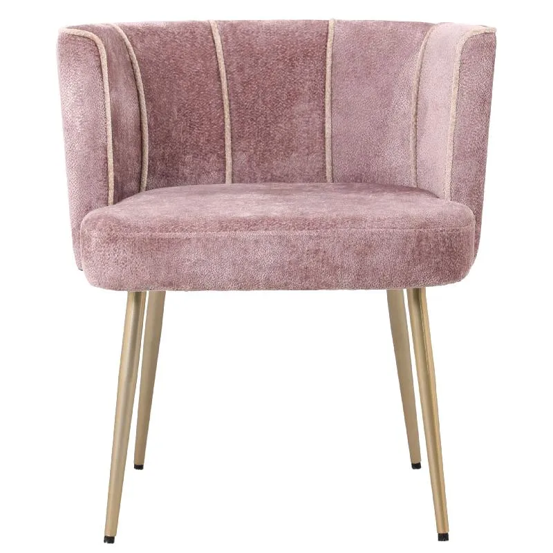 Armlehnstuhl Nell Pink, Beige